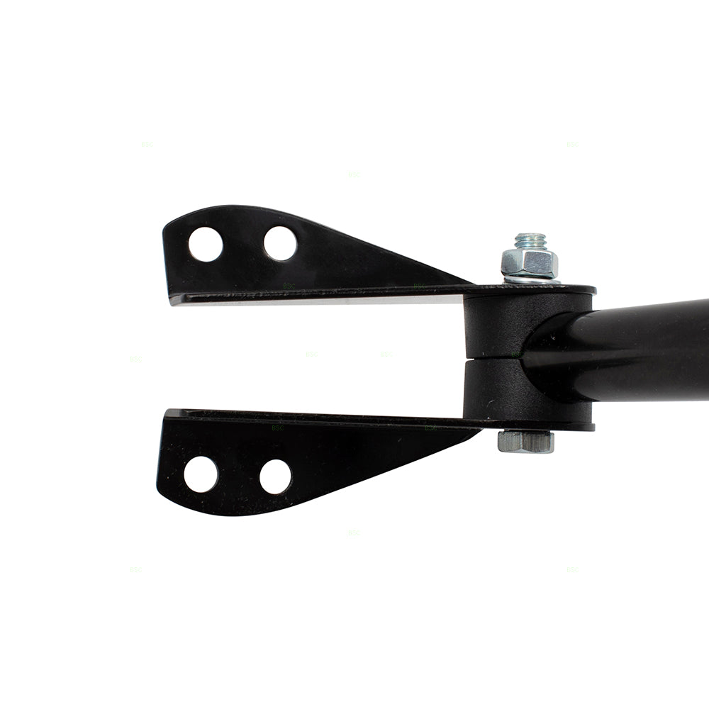 Brock Replacement Passenger Side Black Manual Mirror Windshield Hinge Mounted Compatible with 1987-1994 Wrangler 55-86 CJ Series 55-82 DJ Series CH1321146