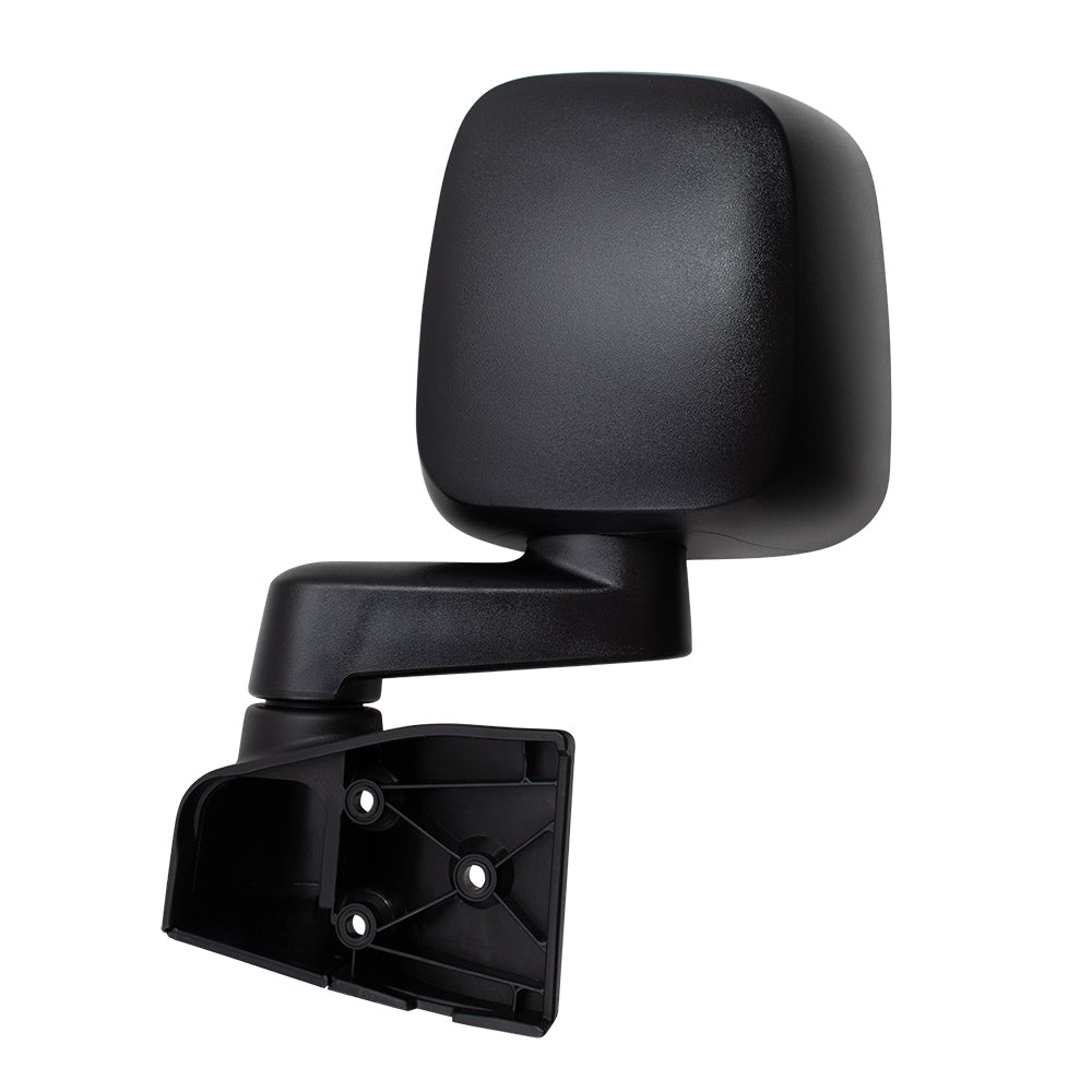 Brock Replacement Driver Manual Side View Mirror Textured Black Compatible with 2003-2006 Wrangler 55395061AD