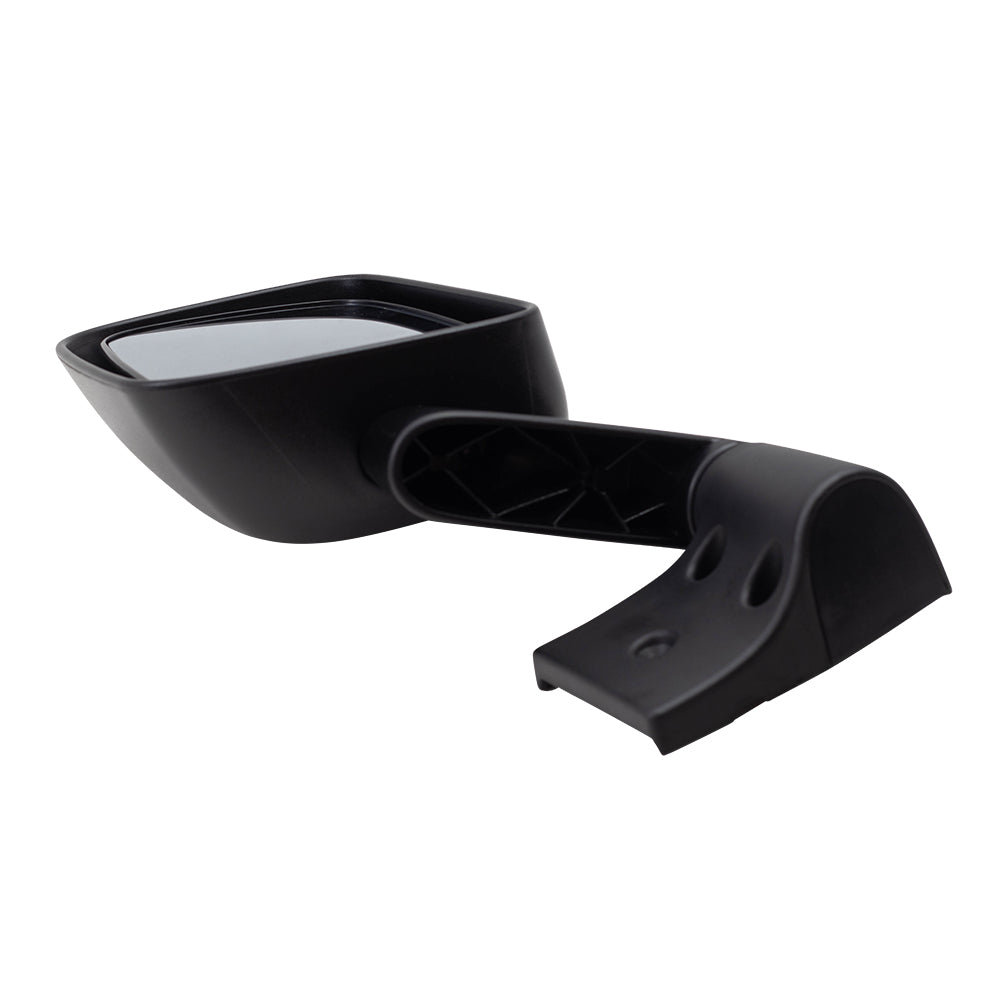 Brock Replacement Driver Manual Side View Mirror Textured Black Compatible with 2003-2006 Wrangler 55395061AD
