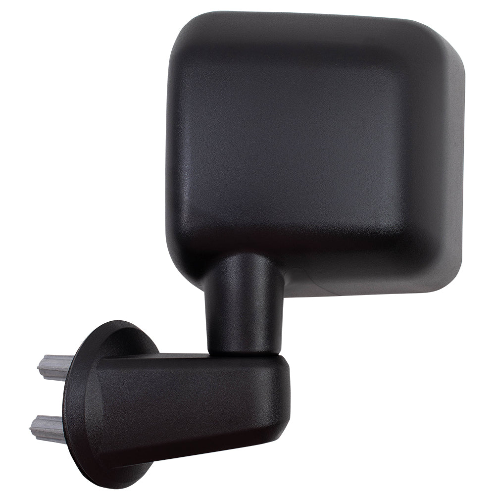 Replacement Driver Manual Side View Mirror Textured Compatible with 2007-2017 Wrangler 2018 Wrangler JK 68081251AA