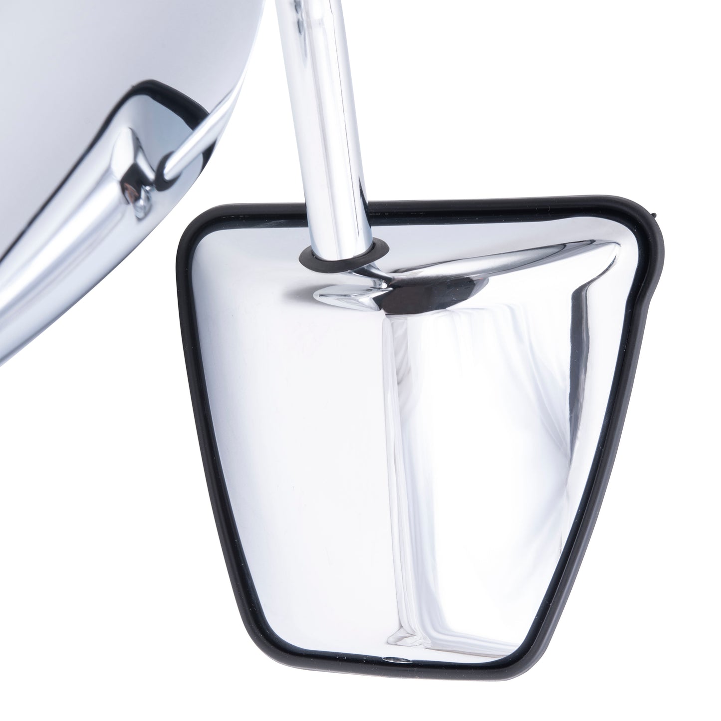Replacement Passenger Manual Side View Chrome Mirror Compatible with 1988-1993 1500 2500 3500 Pickup Truck Ramcharger 55074998