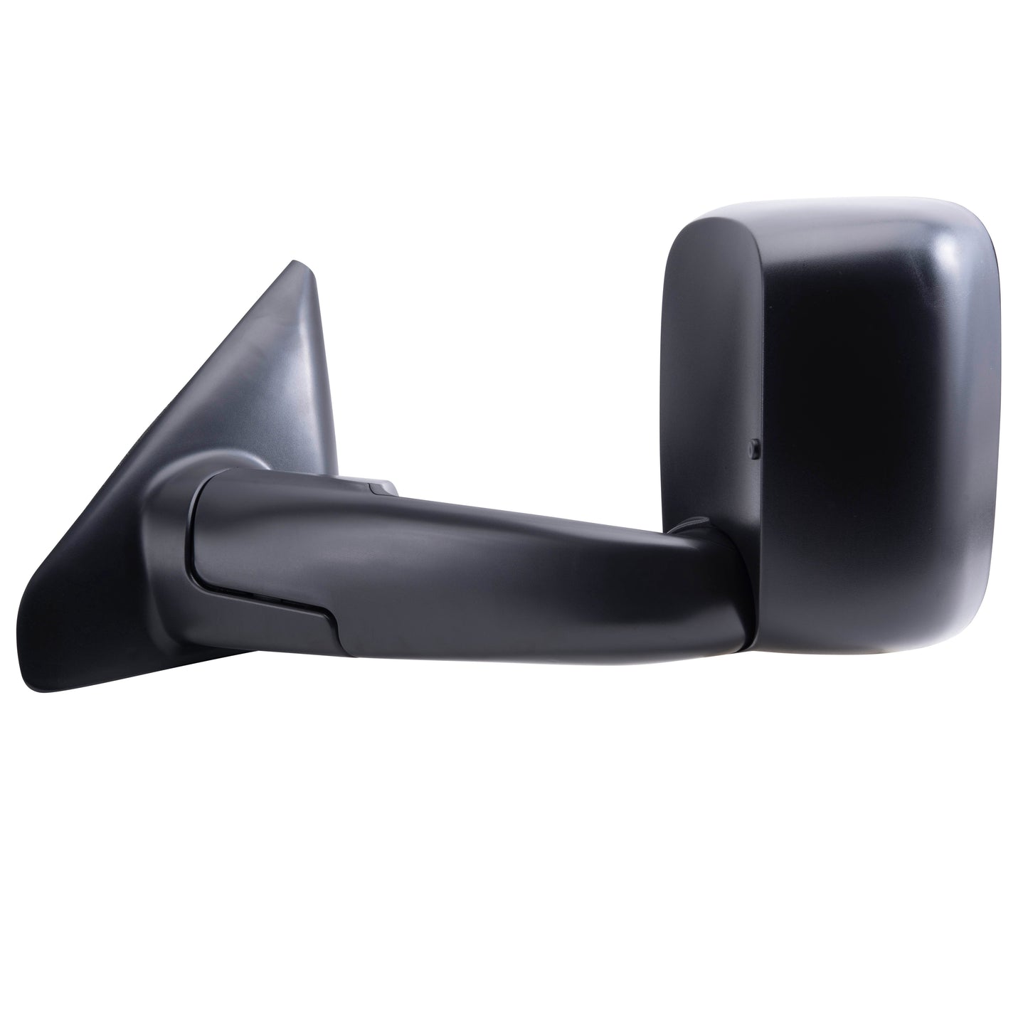 Brock Replacement Driver Manual Tow Side Mirror 7x10 Flip-Up Textured Black Compatible with 2002-2008 1500 2003-2009 2500 2003-2010 3500 Pickup Truck 55077493AN