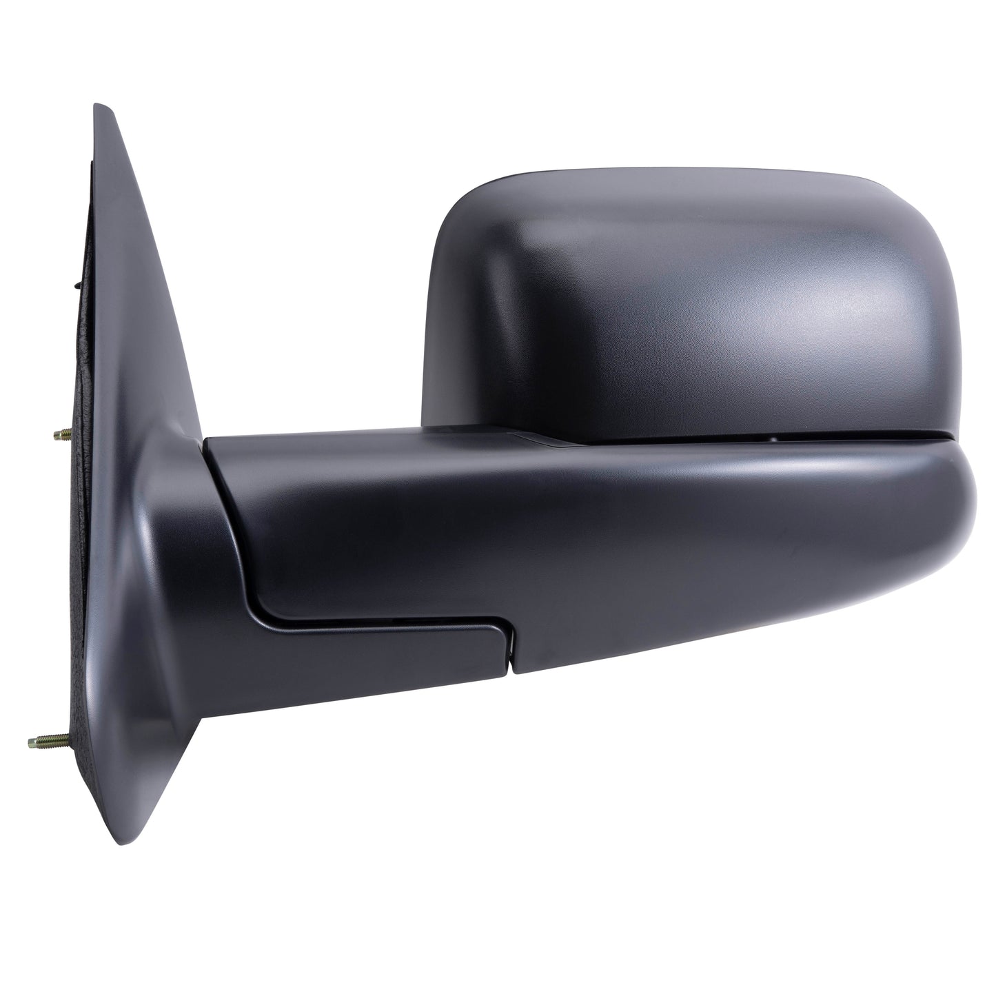 Brock Replacement Driver Manual Tow Side Mirror 7x10 Flip-Up Textured Black Compatible with 2002-2008 1500 2003-2009 2500 2003-2010 3500 Pickup Truck 55077493AN