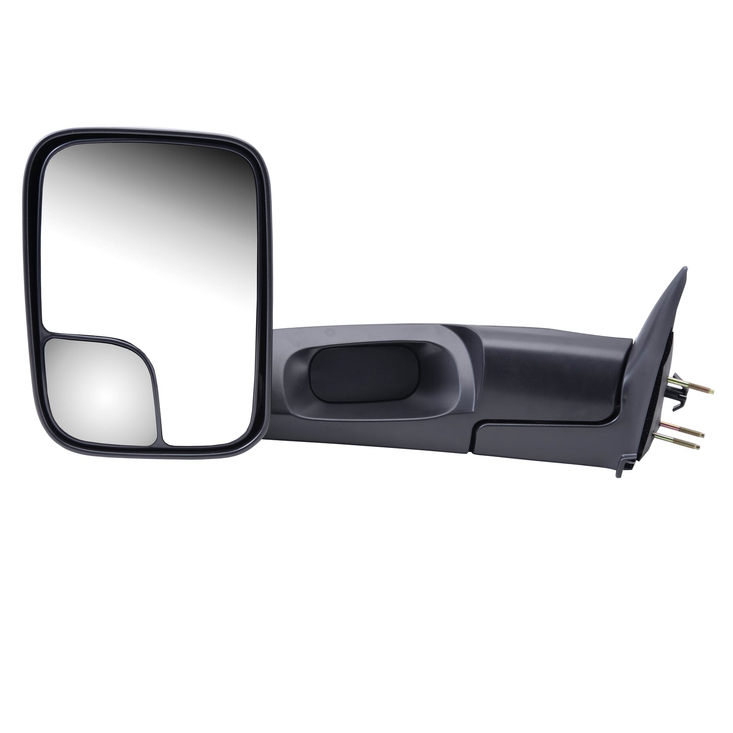 Brock Replacement Passenger Manual Side Tow Mirror 7x10 Flip-Up with Mounting Bracket Compatible with 1994-2001 1500 1994-2002 2500 3500 Pickup Truck 55156334AD