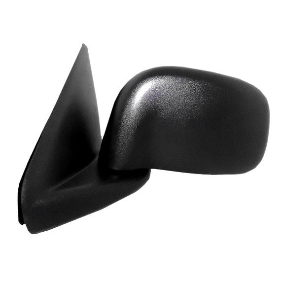 Replacement Driver Manual Side View Mirror Textured Black Compatible with 2002-2008 1500 2003-2009 2500 3500 Pickup Truck 55077439AJ