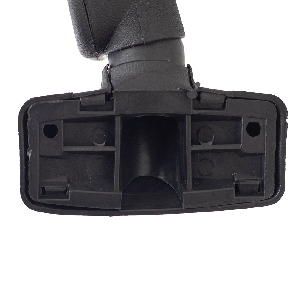 Replacement Driver Manual Side Mirror Hard Door Mounted Textured Black Compatible with Cherokee Comanche Wrangler 55027207