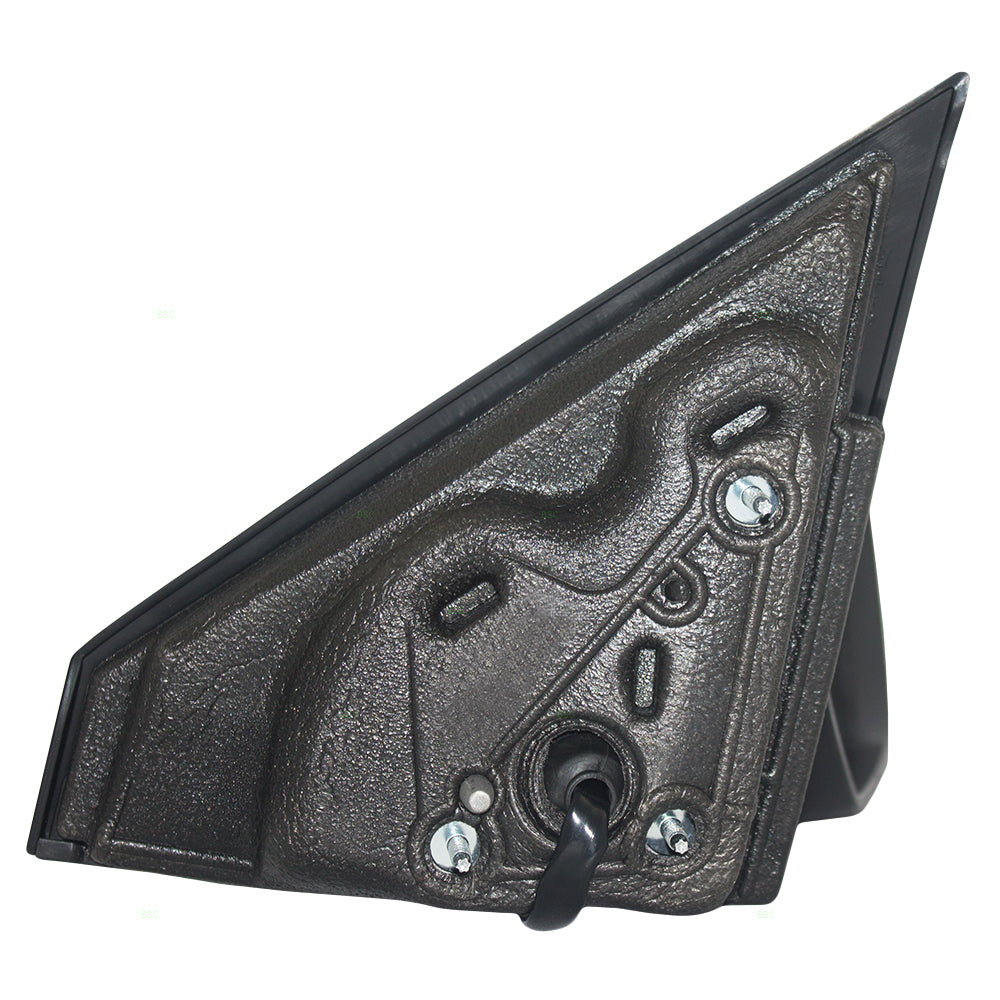 Replacement Passenger Power Side View Mirror Ready-to-Paint Black Compatible with 2013 2014 2015 Dart 1TA101X8AH
