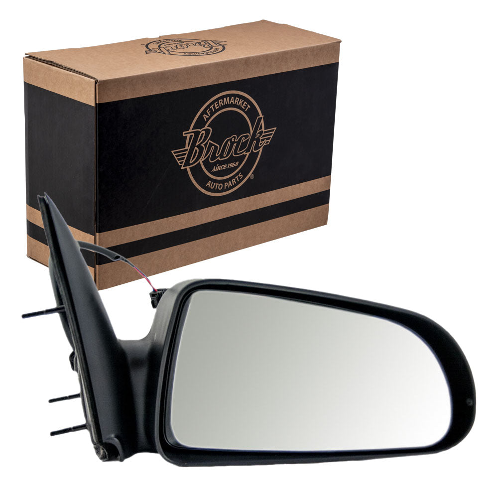 Replacement Passenger Power Side View Mirror 5x7 Textured Compatible with 2005-2011 Dakota 2006-2009 Raider 55077622AD