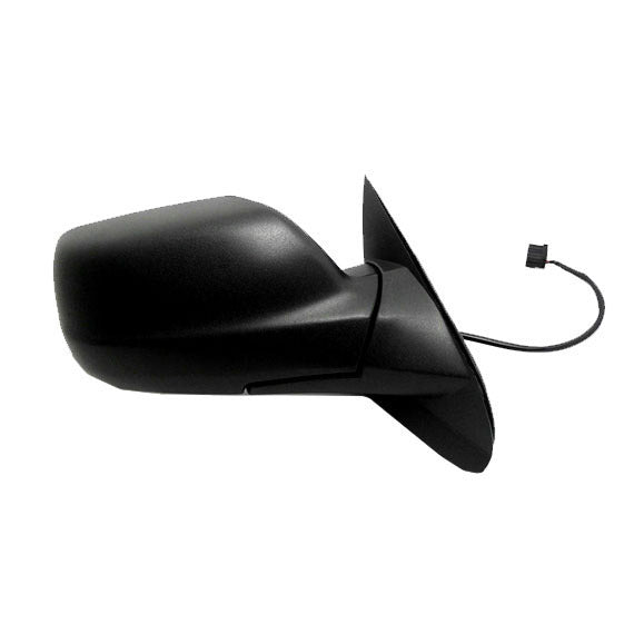 Replacement Passenger Power Side View Mirror Textured Black Compatible with 2005-2010 Grand Cherokee 55156454AE