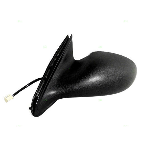 Replacement Driver Power Side View Mirror Textured Black Compatible with 2001-2006 Sebring Stratus Sedan 4805311AD