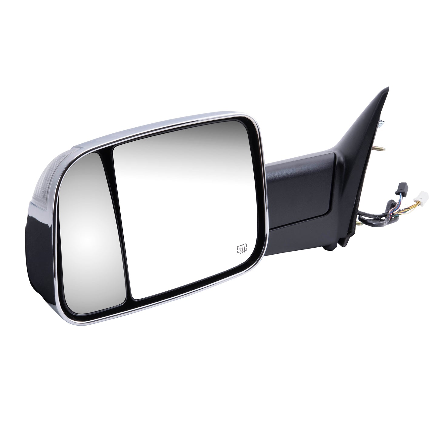 Power Towing Mirror for 2009-2010 Ram 1500 Flip-Up Turn Signal Indicator Puddle Lamp Memory Heated for 2009-2010 Ram 2500 for 2011-2012 1500 for 2011-2012 2500 68033735AD Left CH1320320