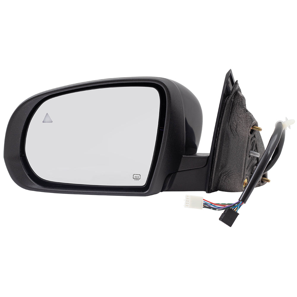 BROCK Pair Side View Mirrors for 2014-2018 Jeep Cherokee Driver and Passenger Set Power Folding Heated Signal Memory Puddle Lamp Blind Spot Detection 1VF55TZZAD 1VF54TZZAD