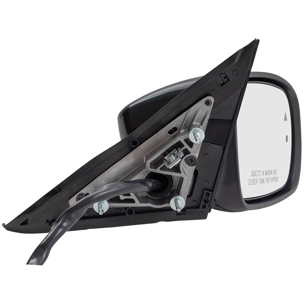 Brock Aftermarket Replacement Driver Left Passenger Right Power Mirror Paint To Match Black With Heat-Signal-Puddle Light-Memory-Blind Spot Detection Set Compatible With 2012-2018 Chrysler 300