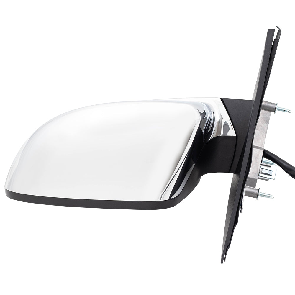 Replacement Pair Set Power Side View Chrome Mirrors Heated Signal Puddle Lamp Memory Compatible with 2011-2019 300 57010421AJ 57010420AJ