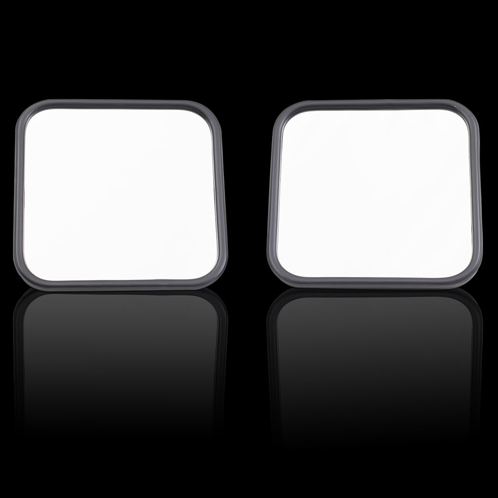 Replacement Pair Set Quick Release Mirrors w/ Adjustable Arms Relocation Off Road Rough Trail Compatible with 1976-1986 CJ7 CJ8 1987-1995 Wrangler 1997-2017 Wrangler 2018 Wrangler JK