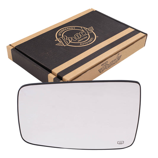 Mirror Glass with Base for 2014-2018 ProMaster 1500 w/o Towing Package Heated for 2019-2024 1500 Classic for 2010 Ram 2500 for 2011-2018 2500 68050299AA Left CH1324117