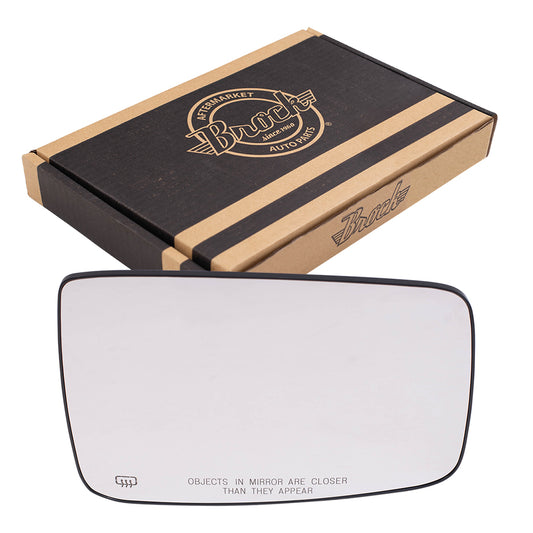 Mirror Glass with Base for 2014-2018 ProMaster 1500 w/o Towing Package Heated for 2019-2024 1500 Classic for 2010 Ram 2500 for 2011-2018 2500 68050298AA Right CH1325117