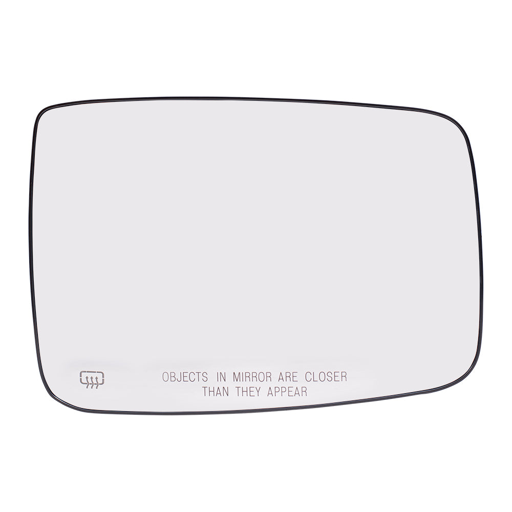 Brock Replacement Passenger Side Mirror Glass & Base with Heat without Auto Dim or Towing Package Compatible with 2009 1500, 2010-2018 1500/2500 & 2019-2021 1500 Classic