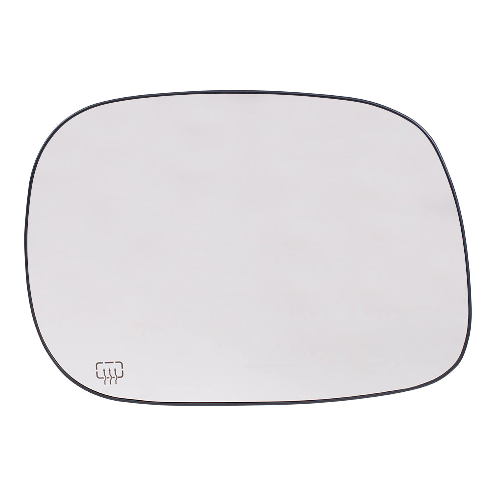 Brock Replacement Passenger Side Mirror Glass and Base 6x9 with Heat Compatible with 2005-2009 2500/3500