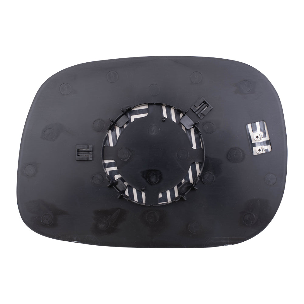 Brock Replacement Passenger Side Mirror Glass and Base 6x9 with Heat Compatible with 2005-2009 2500/3500