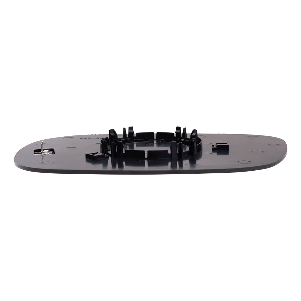 Brock Replacement Passenger Side Mirror Glass and Base 6x9 with Heat Compatible with 2005-2009 2500/3500