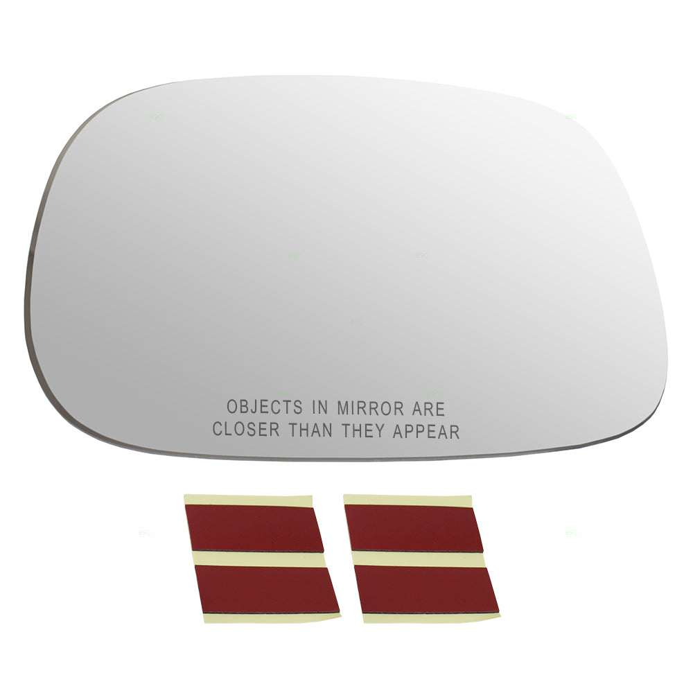 Mirror Glass for 2002-2008 Ram 1500 w/o Towing Pkg for 2002-2008 Ram 2500 5086216AA Right CH1323617