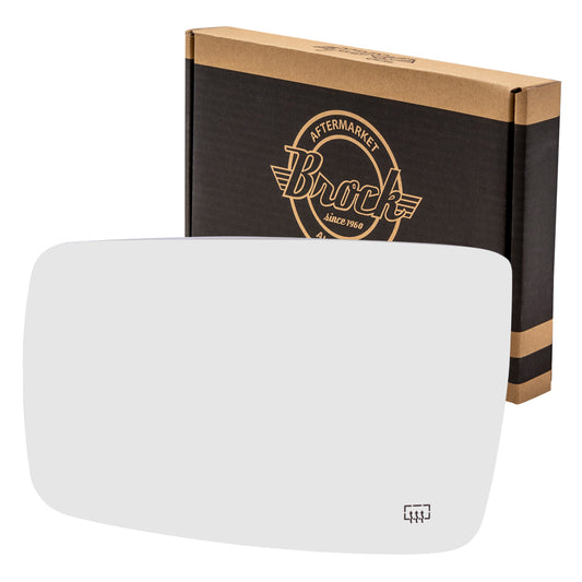 Mirror Glass for 2018 ProMaster 2500 w/o Towing Package Heated for 2019-2024 1500 Classic for 2009-2010 Ram 1500 for 2010 Ram 2500 68050299AA Left CH1323624
