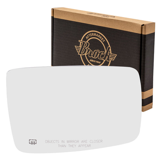 Mirror Glass for 2018 ProMaster 2500 w/o Towing Package Heated for 2019-2024 1500 Classic for 2009-2010 Ram 1500 for 2010 Ram 2500 68050298AA Right CH1323627
