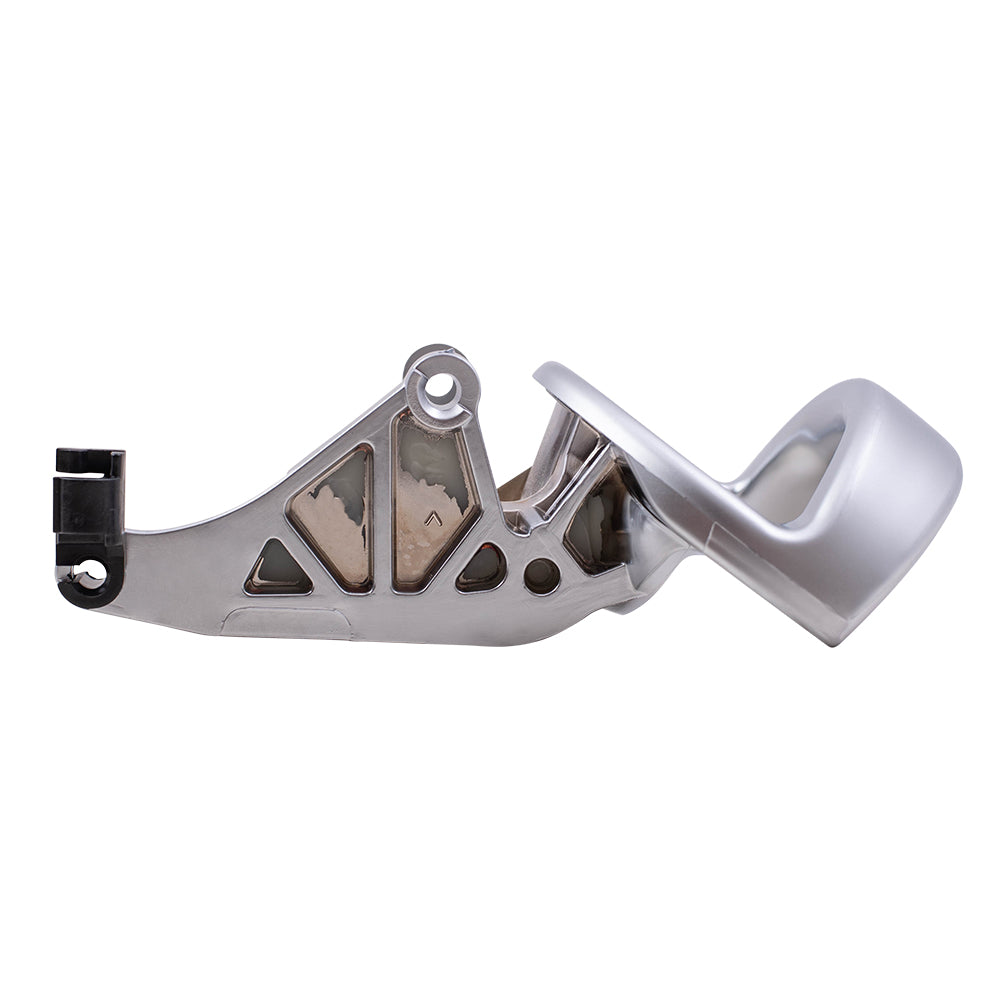 Brock Replacement Satin Chrome Inside Door Handles 4 Piece Set Compatible with 2007-2011 Nitro