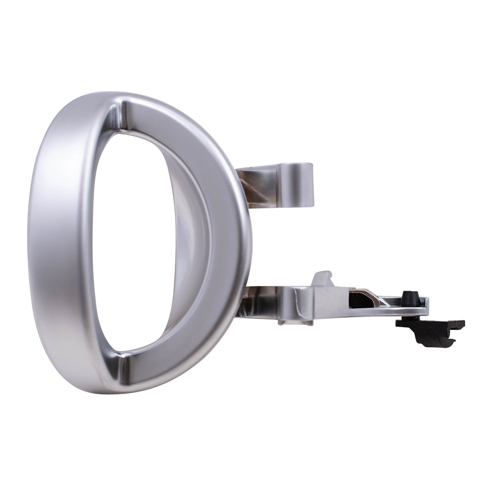 Brock Replacement Passenger Inside Interior Door Handle Satin Chrome Compatible wtih 2007-2011 Nitro 68004828AA