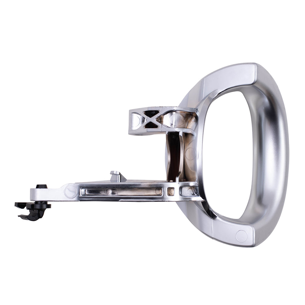 Brock Replacement Passenger Inside Interior Door Handle Satin Chrome Compatible wtih 2007-2011 Nitro 68004828AA