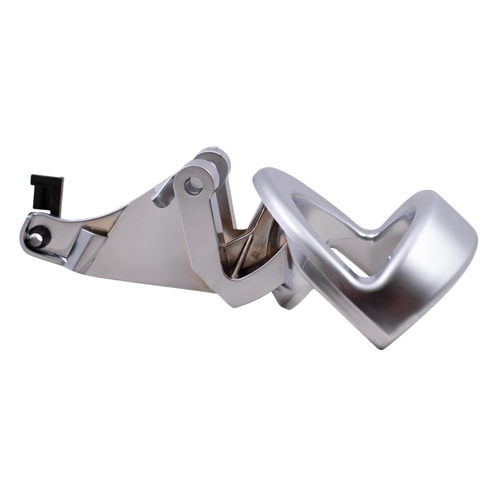 Brock Replacement Passenger Inside Interior Door Handle Satin Chrome Compatible wtih 2007-2011 Nitro 68004828AA
