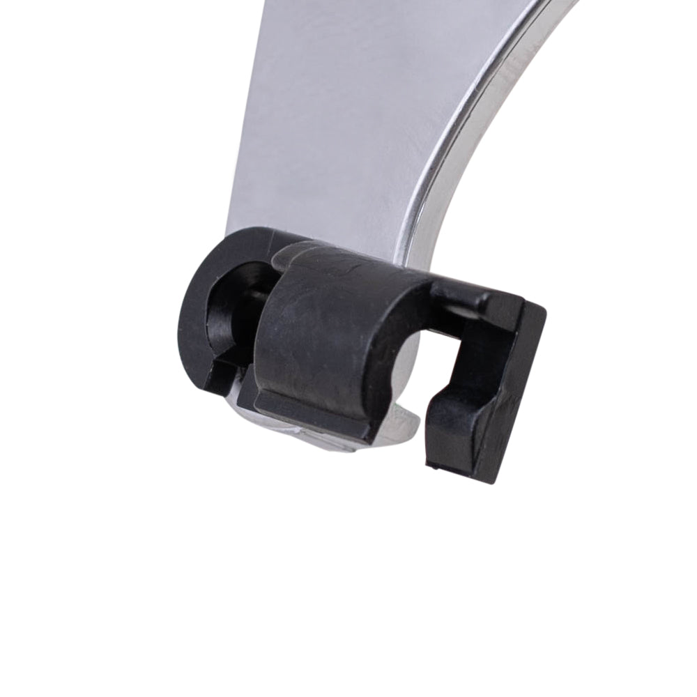 Brock Replacement Passenger Inside Interior Door Handle Satin Chrome Compatible wtih 2007-2011 Nitro 68004828AA