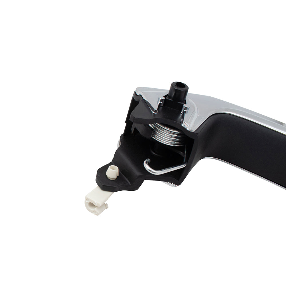 Brock Replacement Front Passenger Side, Chrome Inside Door Handle Compatible with 2009 1500, 2010-2018 1500/2500/3500, 2011-2018 4500/5500 & 2019-2021 1500 Classic