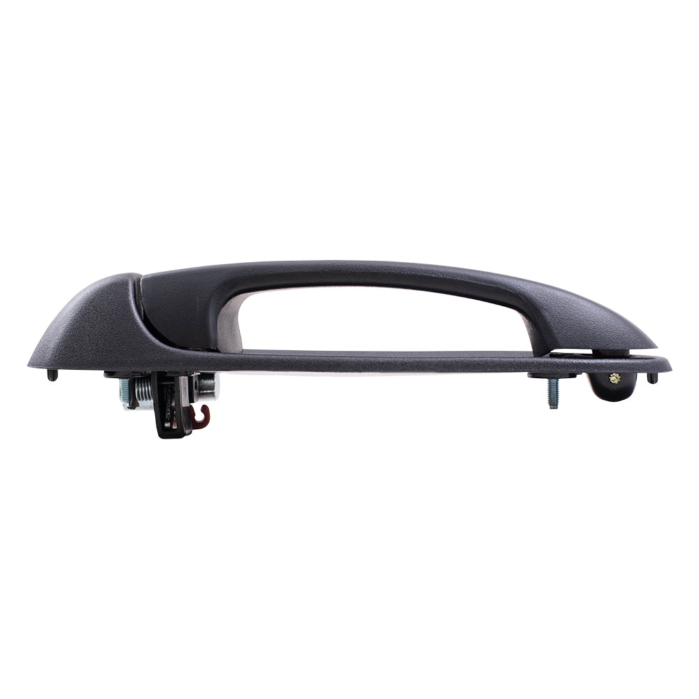 Brock Replacement Pair Set Rear Outside Textured Door Handles Compatible with 02-08 Pickup Durango Dakota & Raider 55275685AB 55275684AB