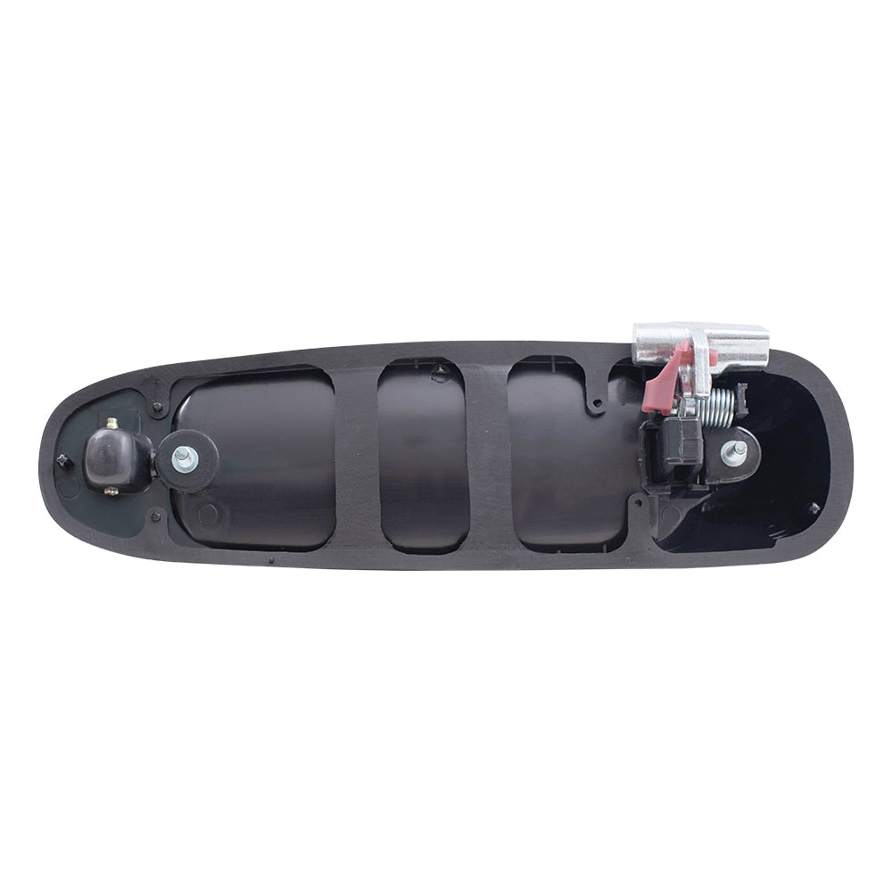 Brock Replacement Passenger Outside Rear Textured Door Handle Compatible with 02-08 1500 2500 3500 Pickup Durango Raider Dakota 55362214AA