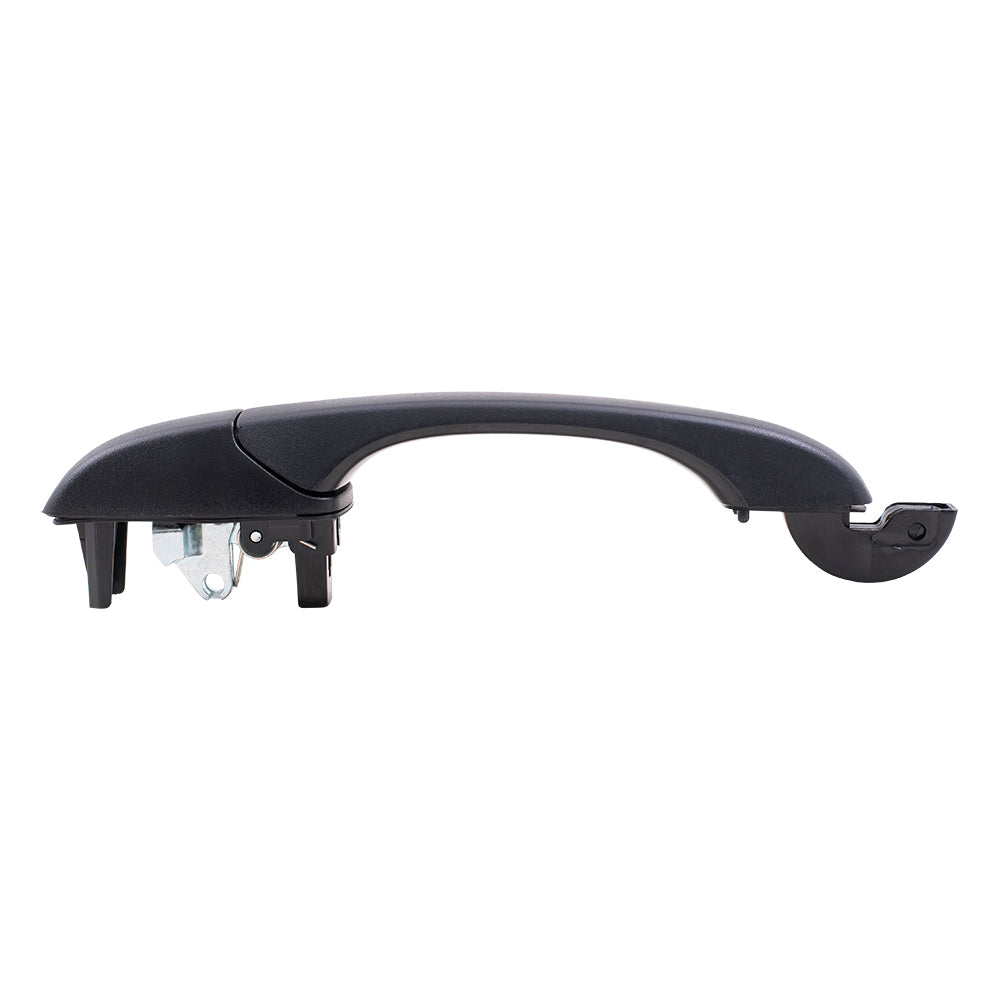 Brock Replacement Pair Set Rear Outside Sliding Door Handles Textured Compatible with 08-16 Chyrsler Town & Country Grand Caravan 4589712AC