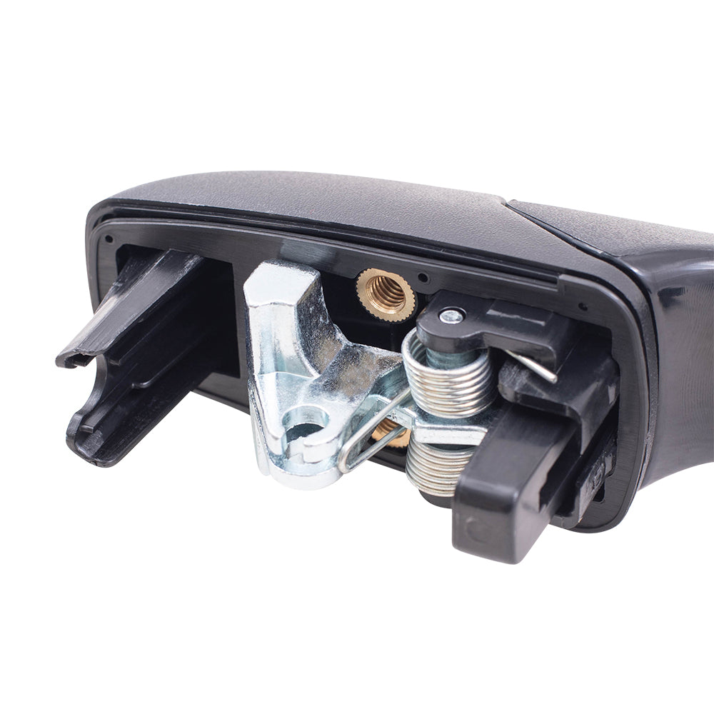 Brock Replacement Outside Rear Sliding Door Handle Textured Black Compatible with 2008-2016 Town & Country Grand Caravan 4589712AC