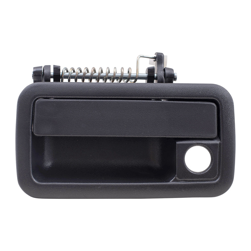 Brock Replacement Driver Outside Textured Door Handle Compatible with 1991-1996 Dakota Cab Club Cab Pickup Truck 55027509 CH1310101