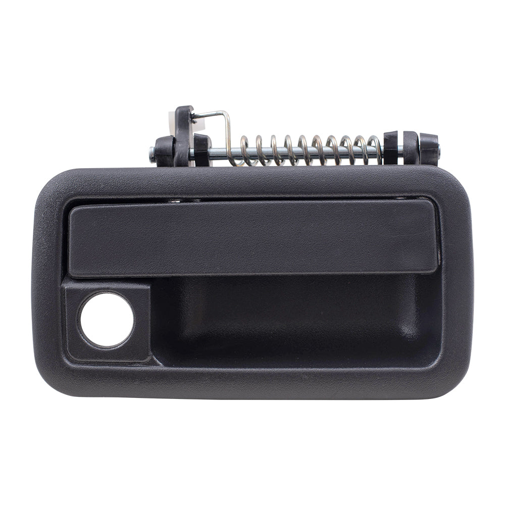 Brock Replacement Passenger Outside Exterior Textured Door Handle Compatible with 1991-1996 Dakota Cab Club Cab Pickup 55027508 CH1311101