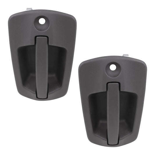 Brock Replacement Drivers and Passengers Textured Black Door Handles Compatible with 2018-2020 Cascadia A18-67004-004 A18-67004-005