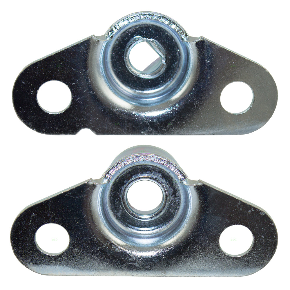 Brock Replacement Pair Set Rear Tailgate Liftgate Hinges Compatible with 2002-2008 1500 2003-2009 2500 3500 Pickup Truck 55276230AC 55276231AB