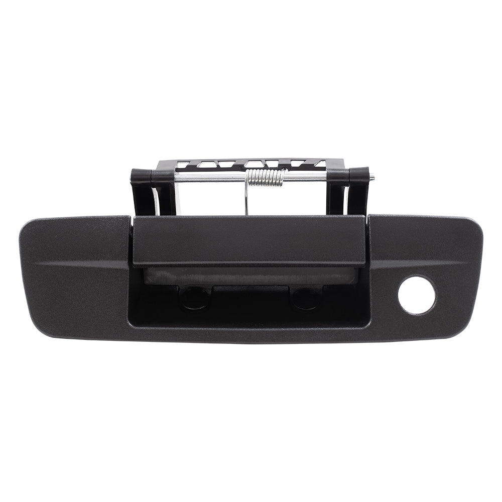 Brock Replacement Tailgate Handle Textured Black Compatible with 2009 1500, 2010-2018 1500/2500/3500 & 2019-2021 1500 Classic