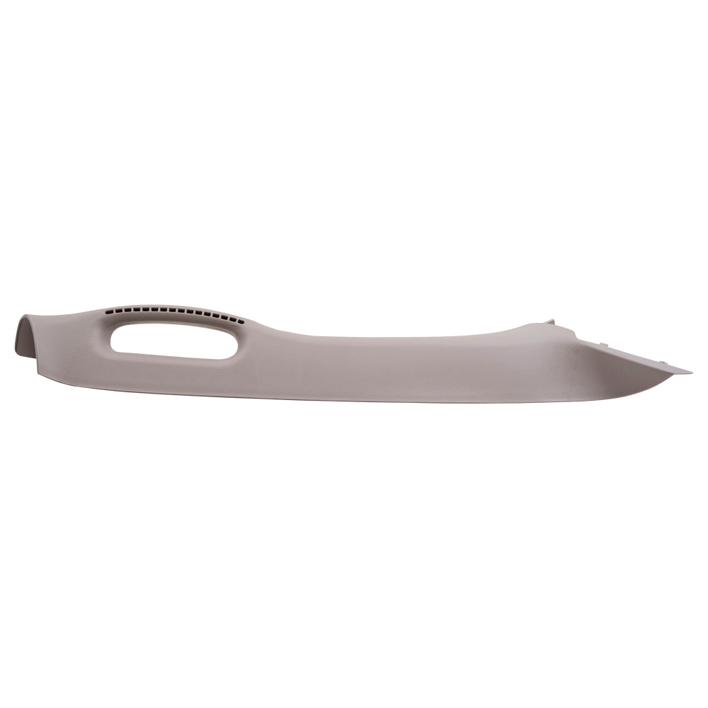 Brock Aftermarket Replacement Driver Left Passenger Right A Pillar Trim Panel With Pull Handle Beige Compatible With 2002-2008 Dodge Ram 1500