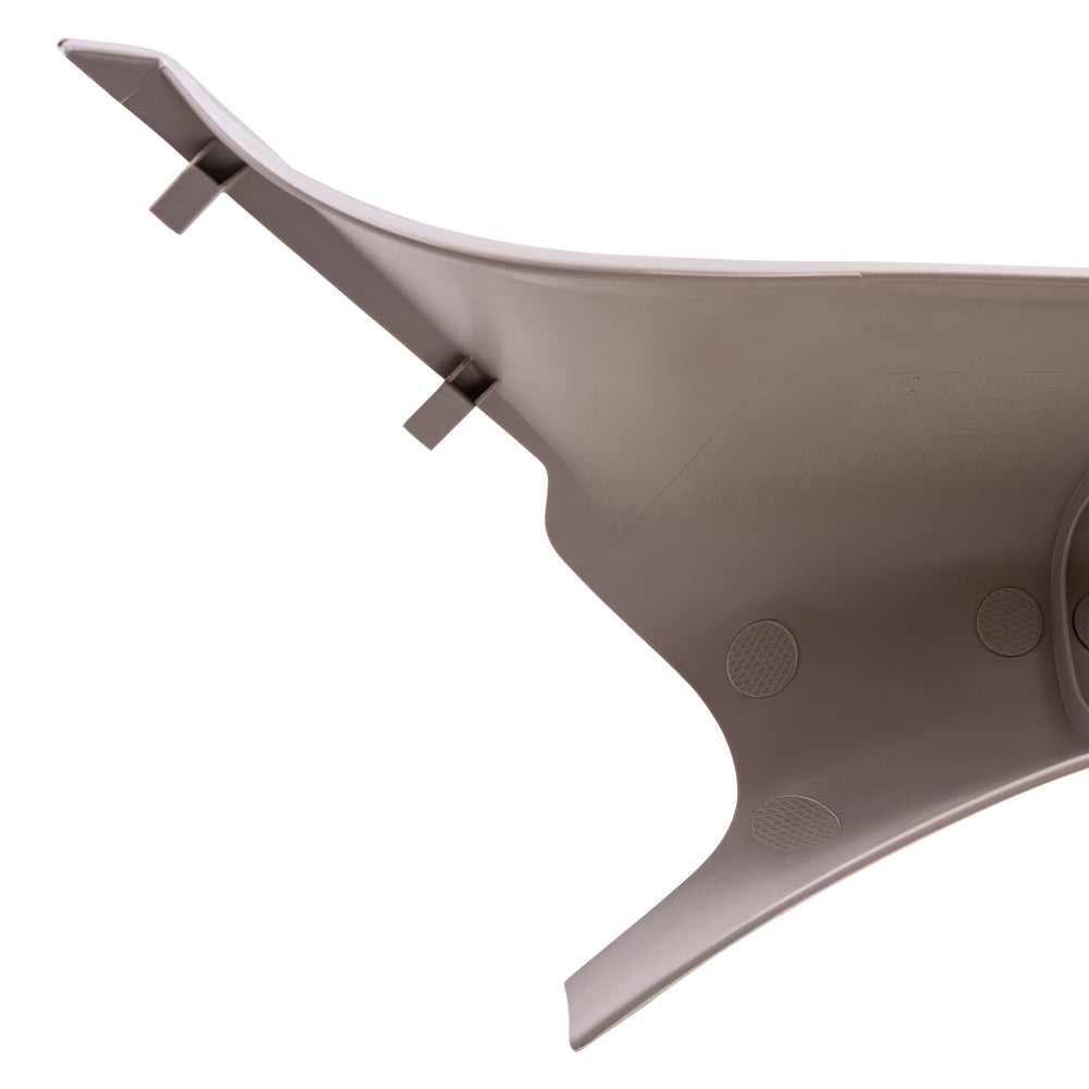 Brock Aftermarket Replacement Driver Left A Pillar Trim Panel With Pull Handle Beige Compatible With 2002-2008 Dodge Ram 1500