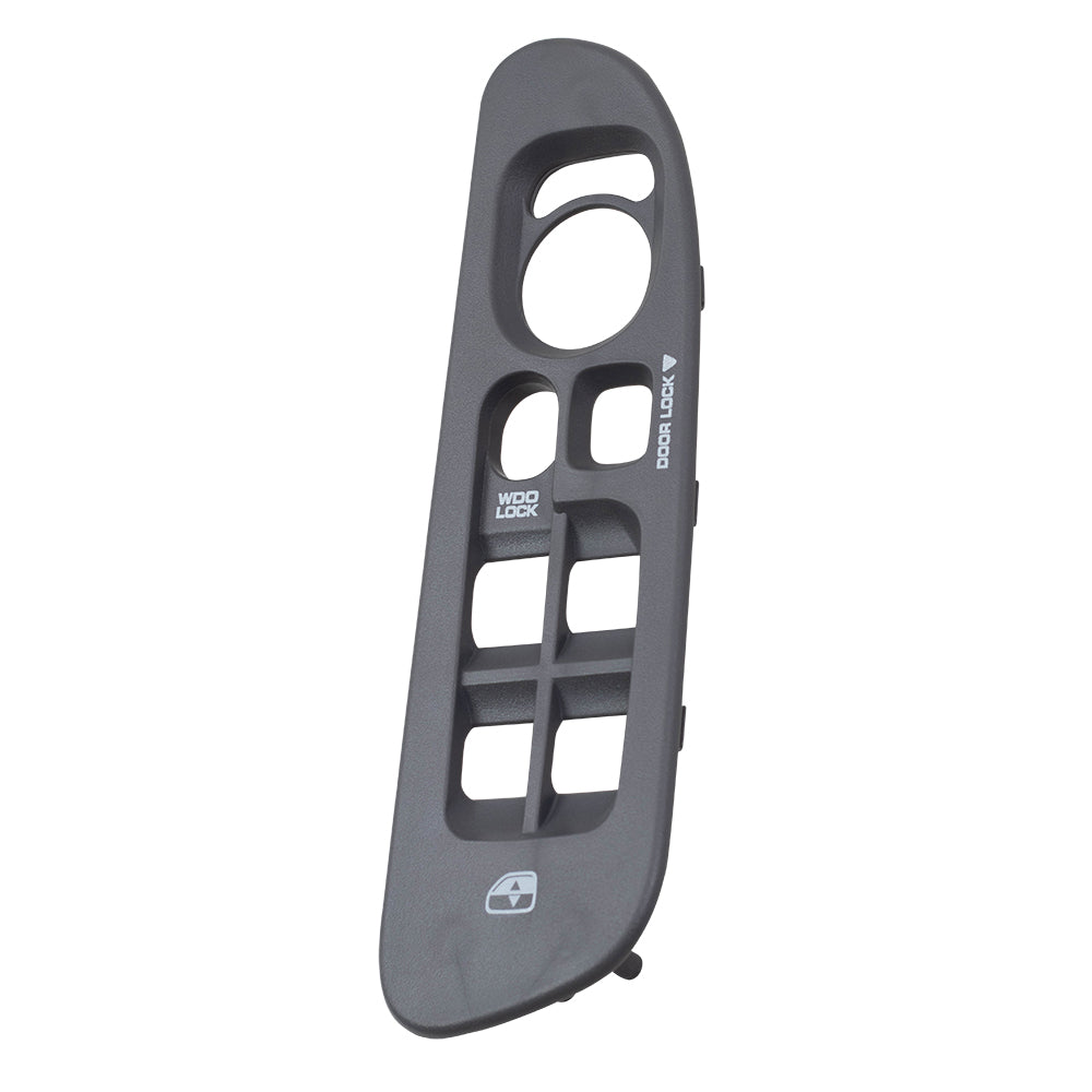 Brock Replacement Driver Power Front Window Master Switch Medium Slate Gray Bezel Trim Compatible with 2006-2008 1500 2500 3500 Pickup Truck 5HZ71XDHAE