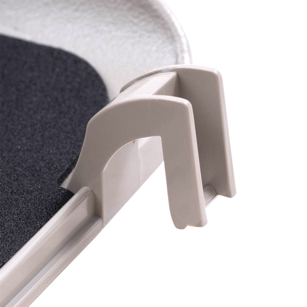 Brock Replacement Beige Overhead Console Sunglasses Holder Bin Compatible with 1999-2001 1500 1999-2002 2500 3500 Pickup Truck SN96TL2AA