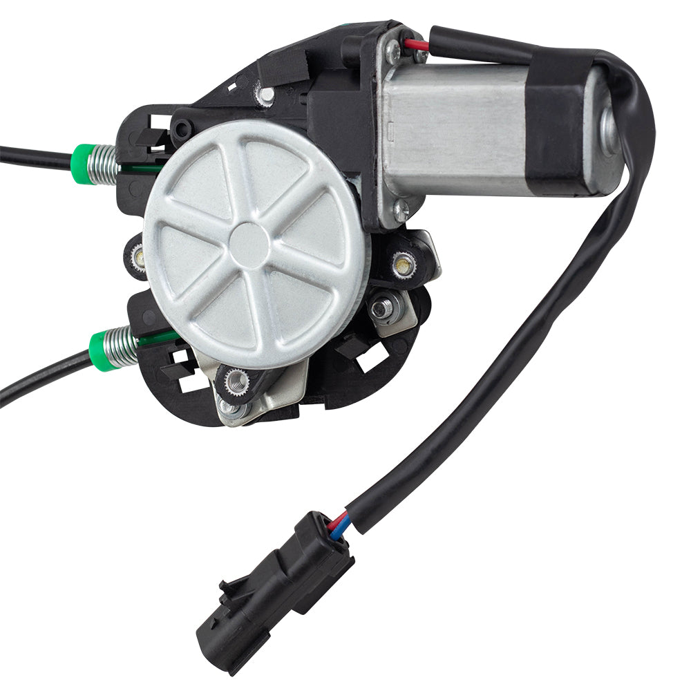 Brock Replacement Passenger Front Power Window Regulator with Motor Compatible with 98-03 Van