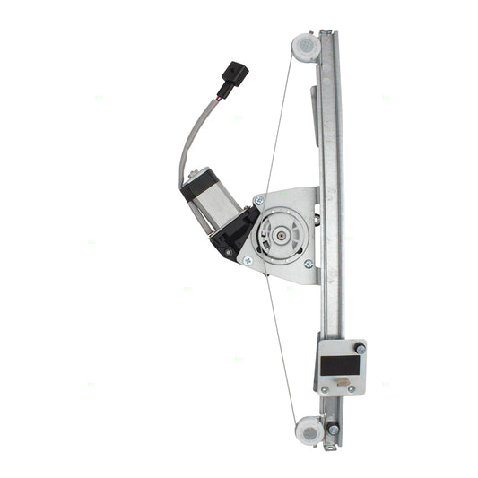 Window Regulator w/ Motor for 2016-2019 500X Upgraded Metal Glass Guide Front for 2014-2019 500L for 2012-2019 500 68070267AE Left FI1350100