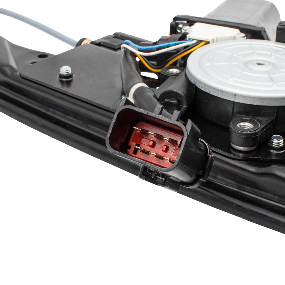 Window Regulator w/ Motor for 2006-2010 Grand Cherokee 6 Pin Connector Front 4589171AD Set CH1350151